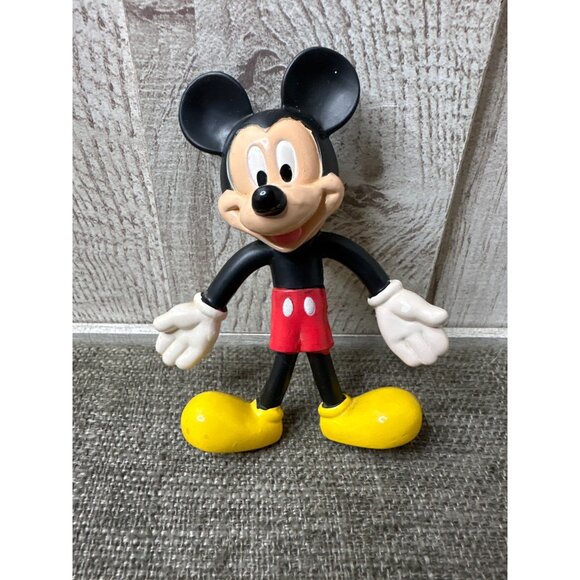 Disney, Kellogg Co. Other - Walt Disney World Resort Mickey Mouse Figure 2006 Plastic Collectible Toy 4"